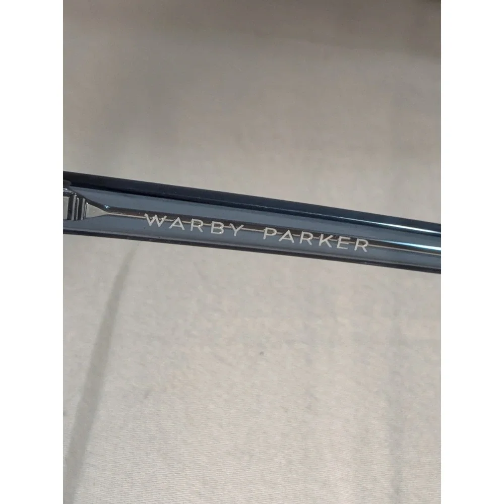 Warby Parker Tobias M757 51-21-145 Blue Translucent Frames